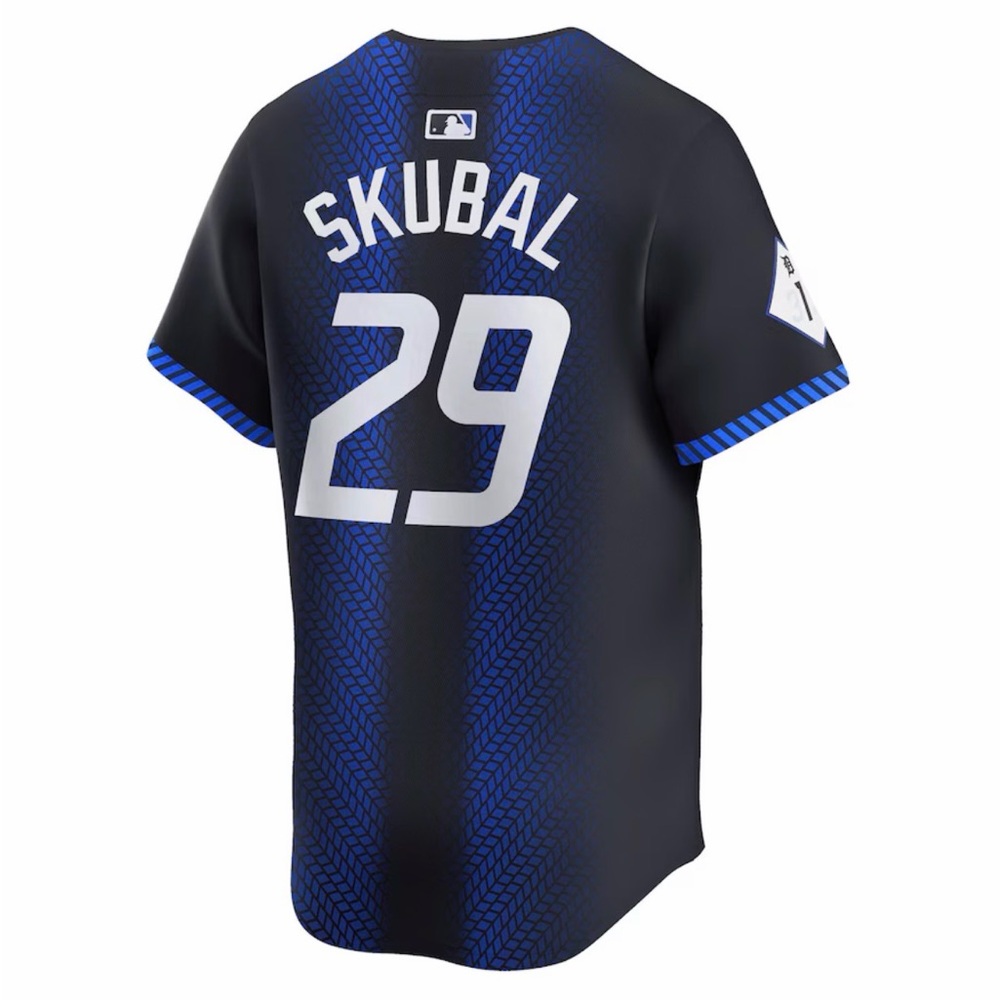 Detroit Tigers Nike Tarik Skubal Navy City Connect Limited Player Jersey - Picture 3 of 7